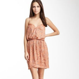 BCBGeneration Printed Sweetheart Neck Dress